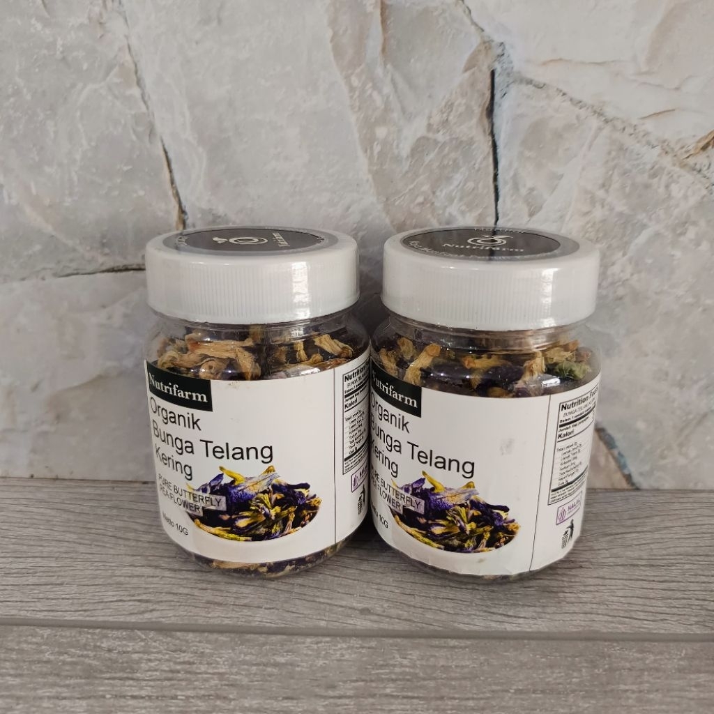 

Organik bunga telang kering