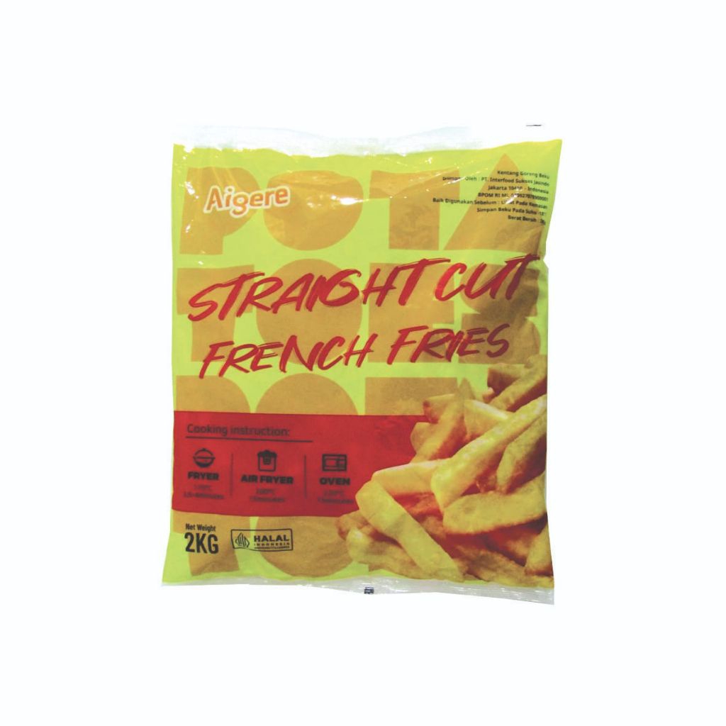 

AIGERE 2 kg FRENCH FRIES STRAIGHT CUT