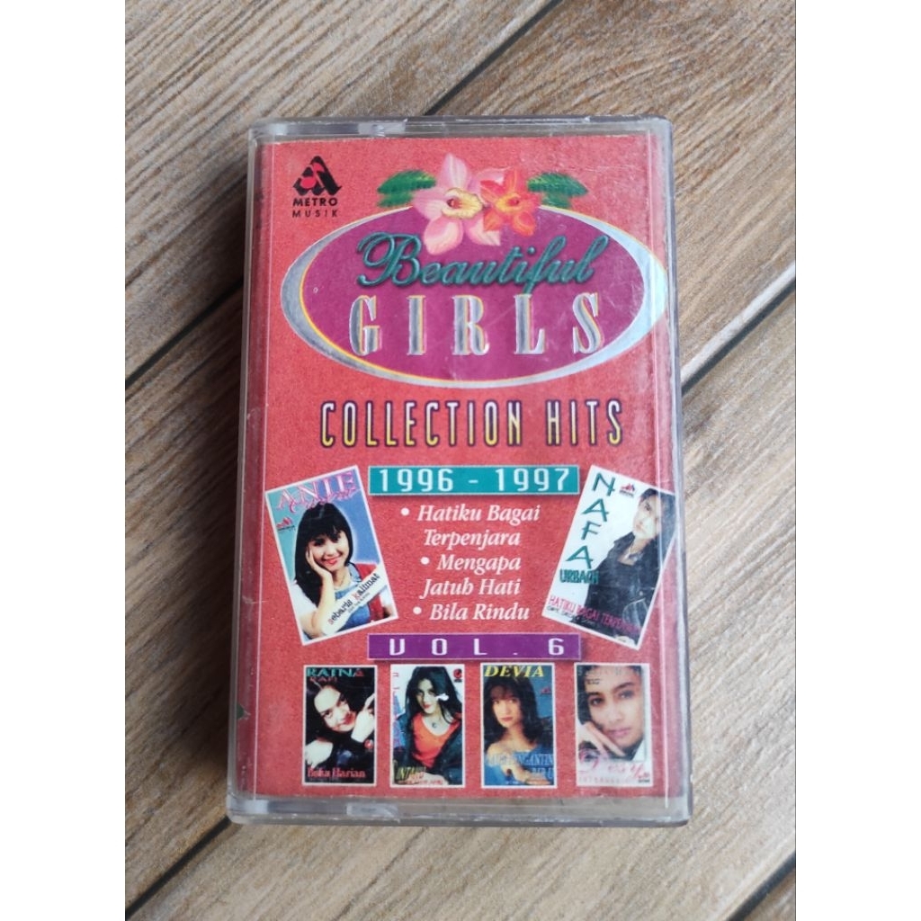 kaset pita beautiful girls "collection hits 1996-1997"