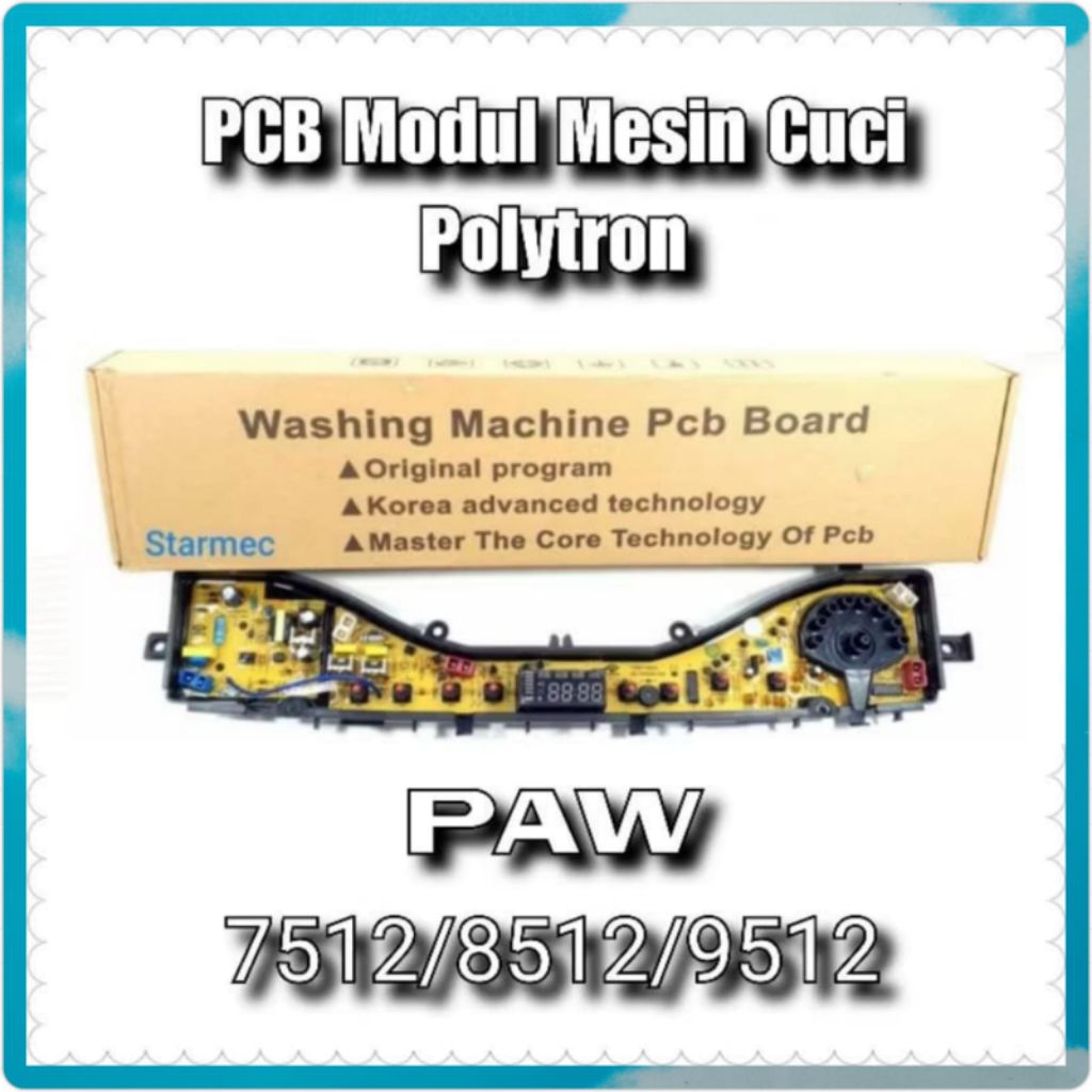 Modul pcb mesin cuci polytron