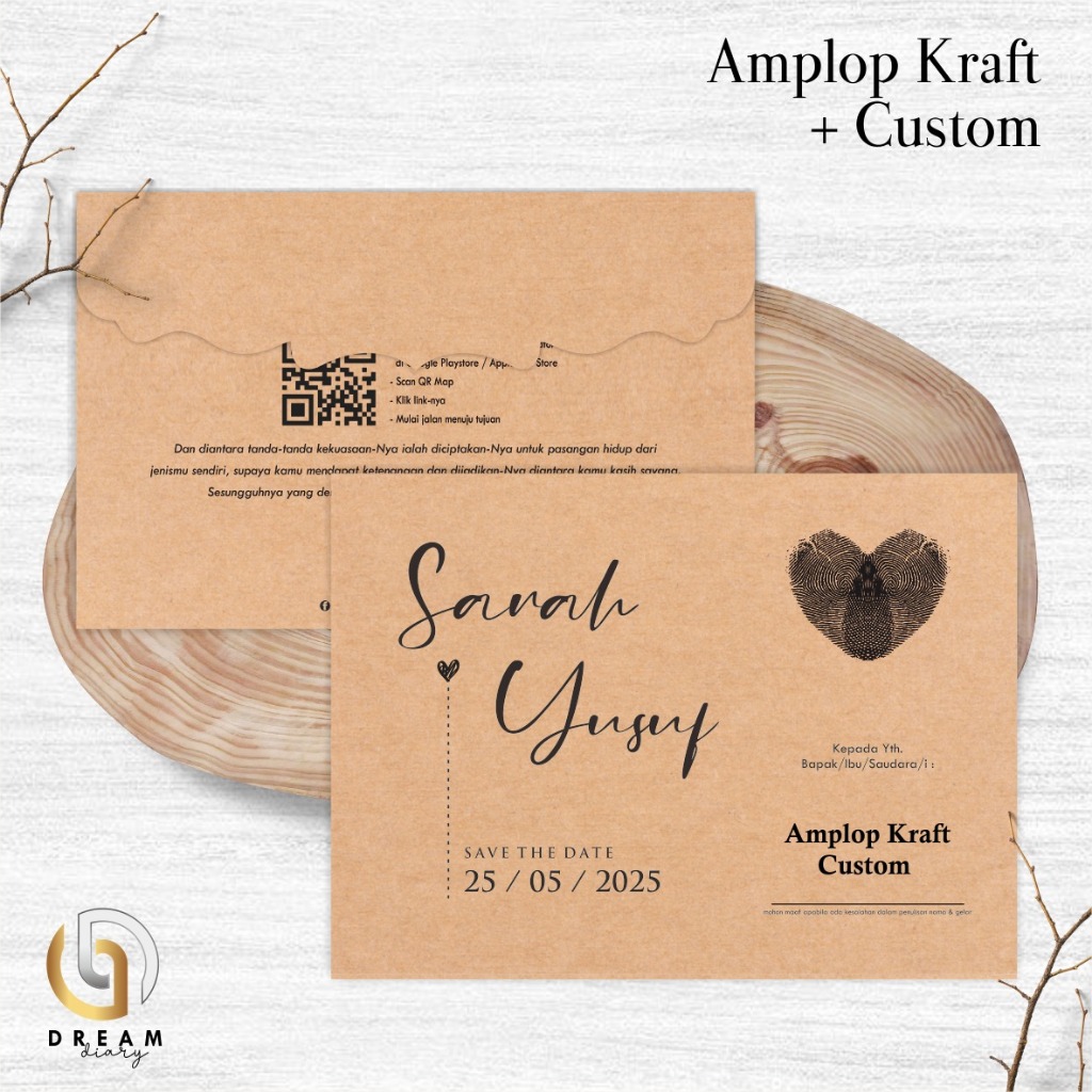 

Cetak Amplop Undangan / Cetak Amplop Custom / Amplop Desain Custom Kekinian