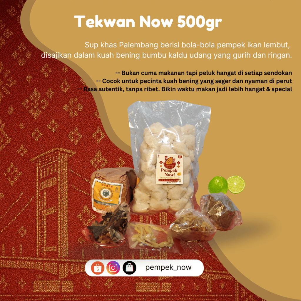 

Tekwan Now! 500gr Asli Palembang (FROZEN)