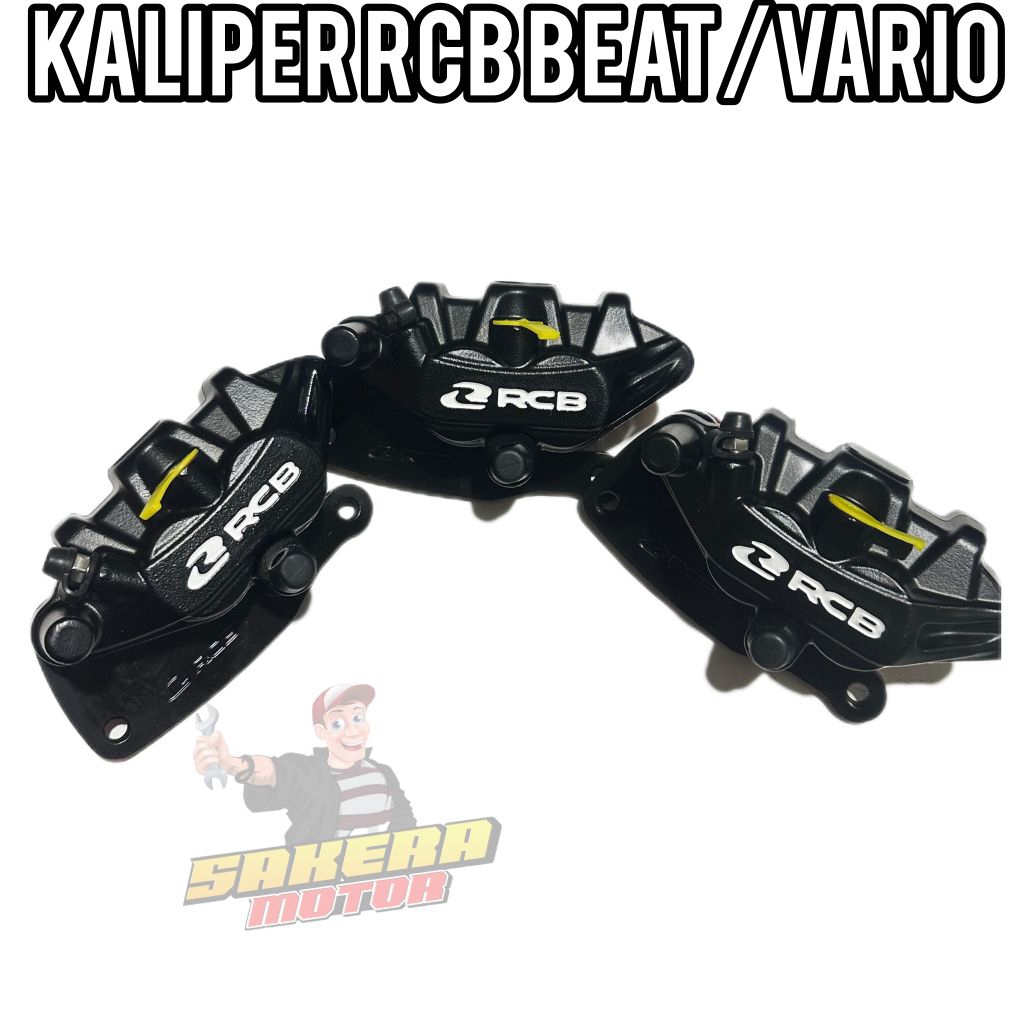 KALIPER DEPAN RCB HONDA BEAT KARBU BEAT FI SCOOPY KARBU SCOPY FI VARIO 110 125 150 ORIGINAL RCB