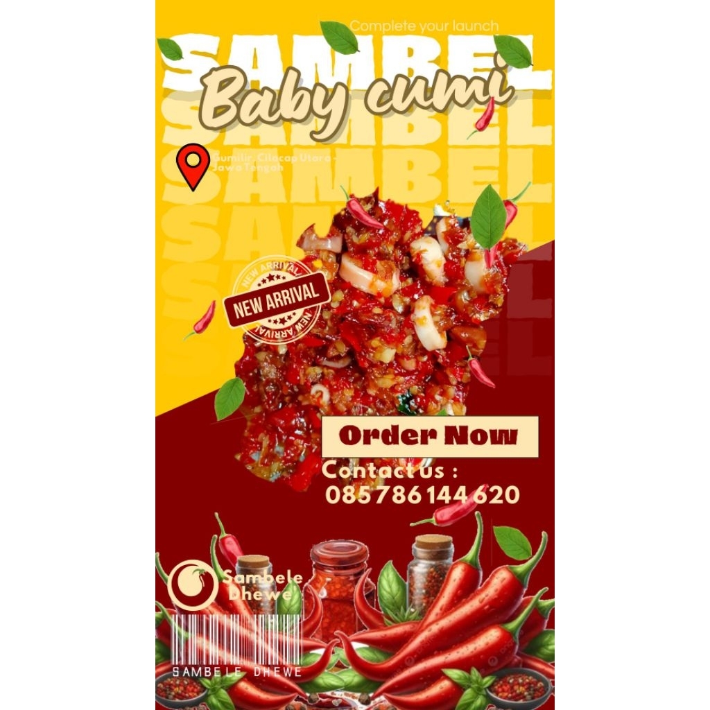 

Sambel Baby Cumi 150 gr