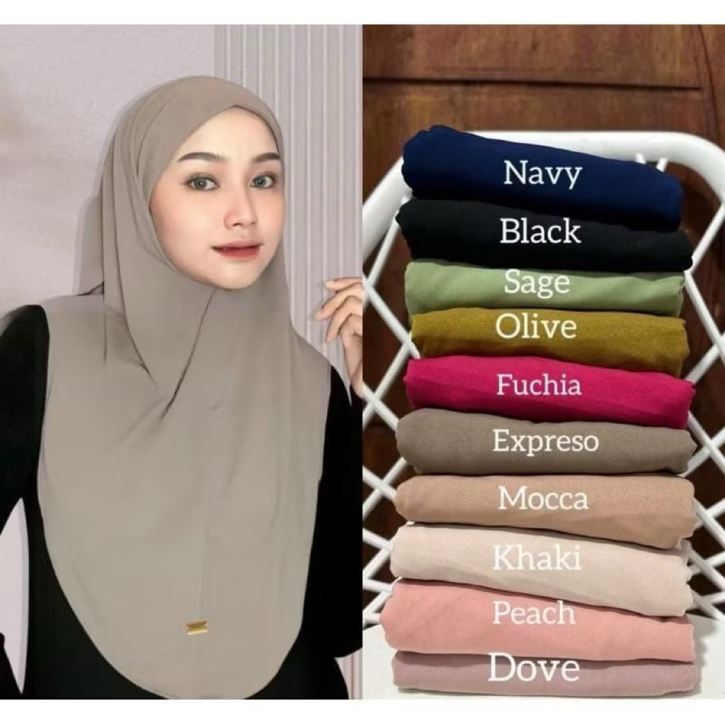 Hijab jersey adem non pet |hijab dingin | hijab instant hijab terbaru | hijab terdekat | Banjarmasin