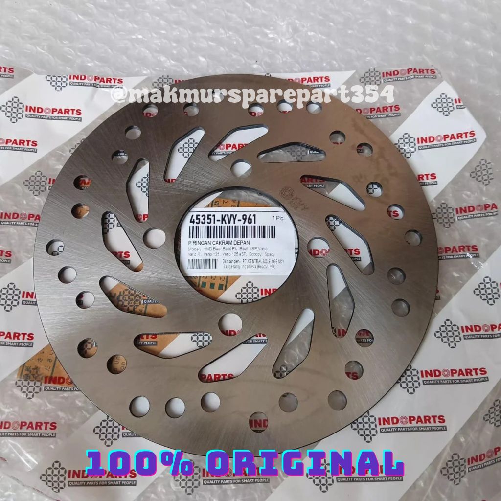 PIRINGAN CAKRAM DEPAN HONDA BEAT INDOPART ORIGINAL