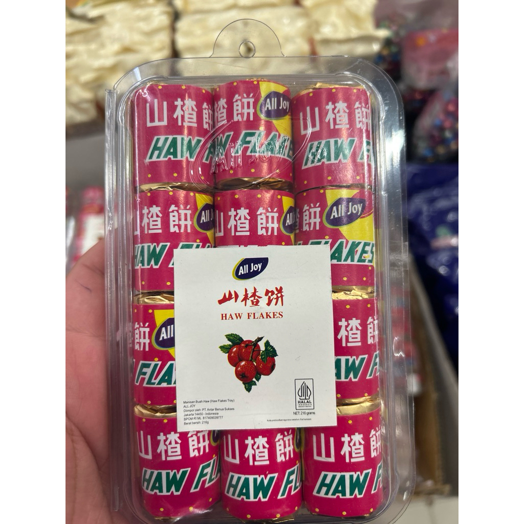 

all joy Haw Flakes 216gram manisan