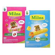 Milna Crunch Cemilan Bayi 8 Bulan 20gr