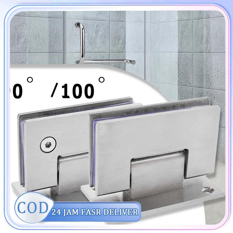 Engsel Pintu Kaca Engsel Kaca Lemari Engsel Pintu Lemari Mandi Klip Kaca  90 180 Derajat