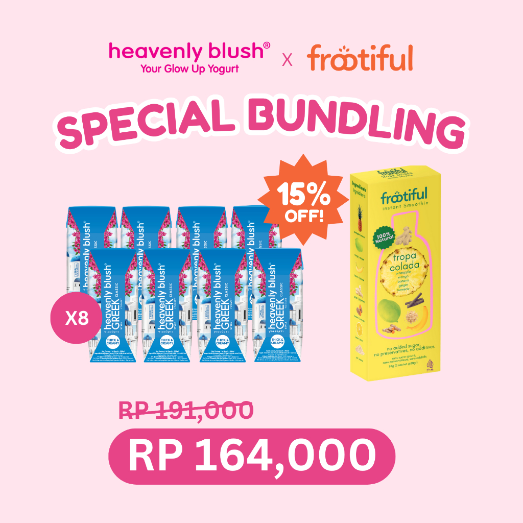 

Frootiful Smoothies x Heavenly Blush Greek Yogurt Drink - Perfect Blend For Your Ideal Shape Collaborations
