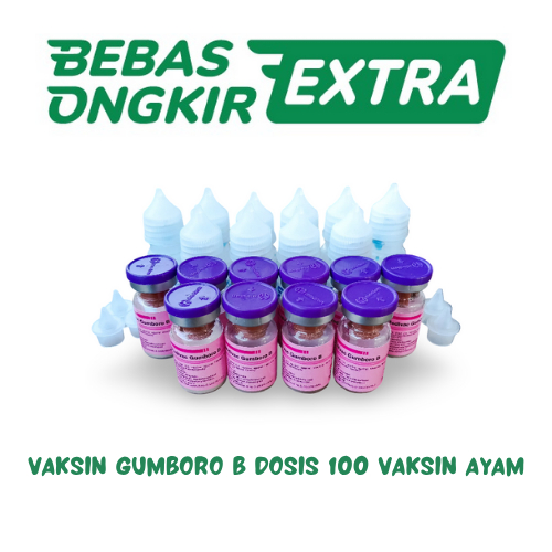 10 Vaksin Gumboro B Dosis 100 Vaksin Ayam