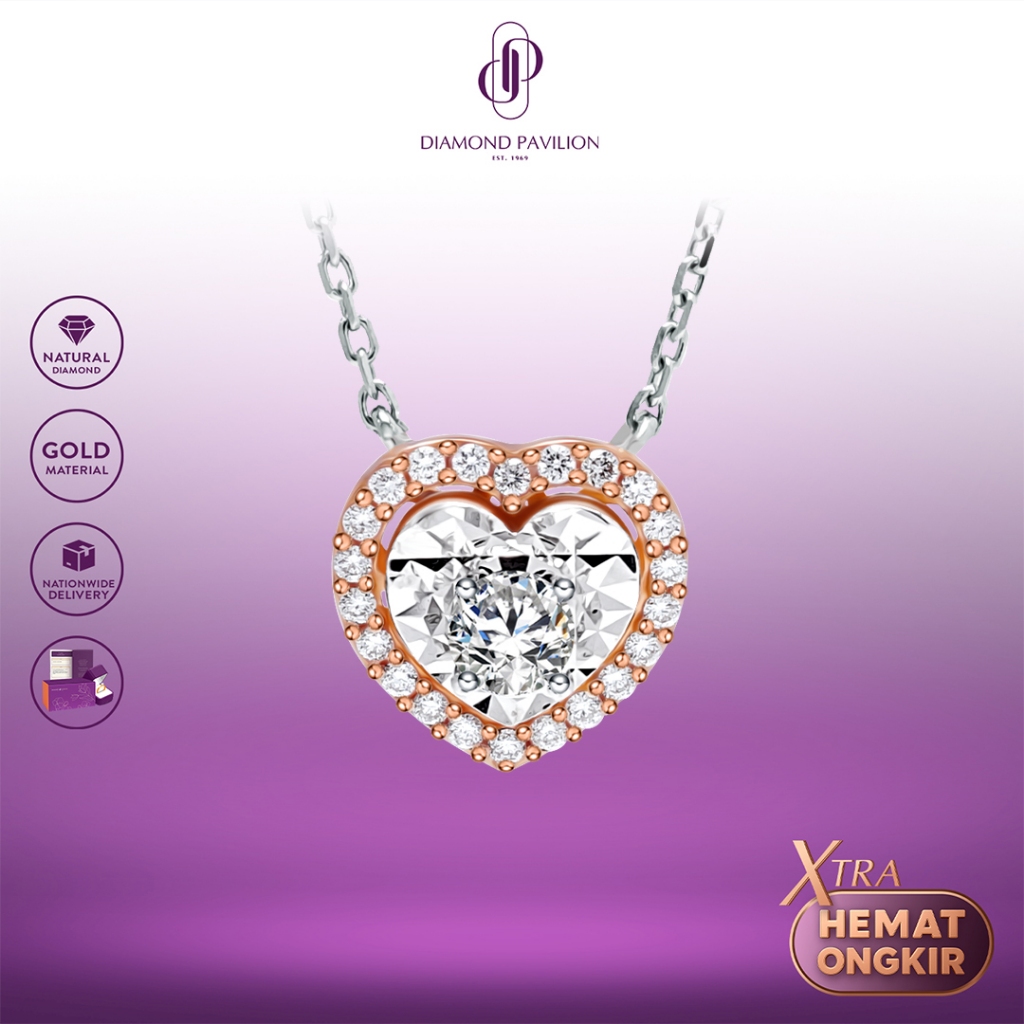 Diamond Pavilion Kalung Emas Batu Berlian Lovisa Necklace