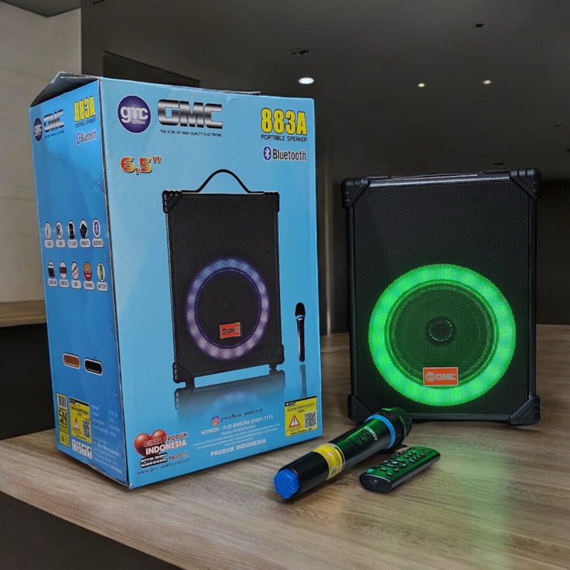 Speaker Portable 6.5inch Bluetooth GMC 883A / GMC Speaker Bluetooth