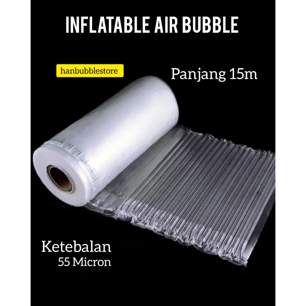 

Inflatable Air Bubble/ Cushion Column Bubble Wrap Ukuran 15m