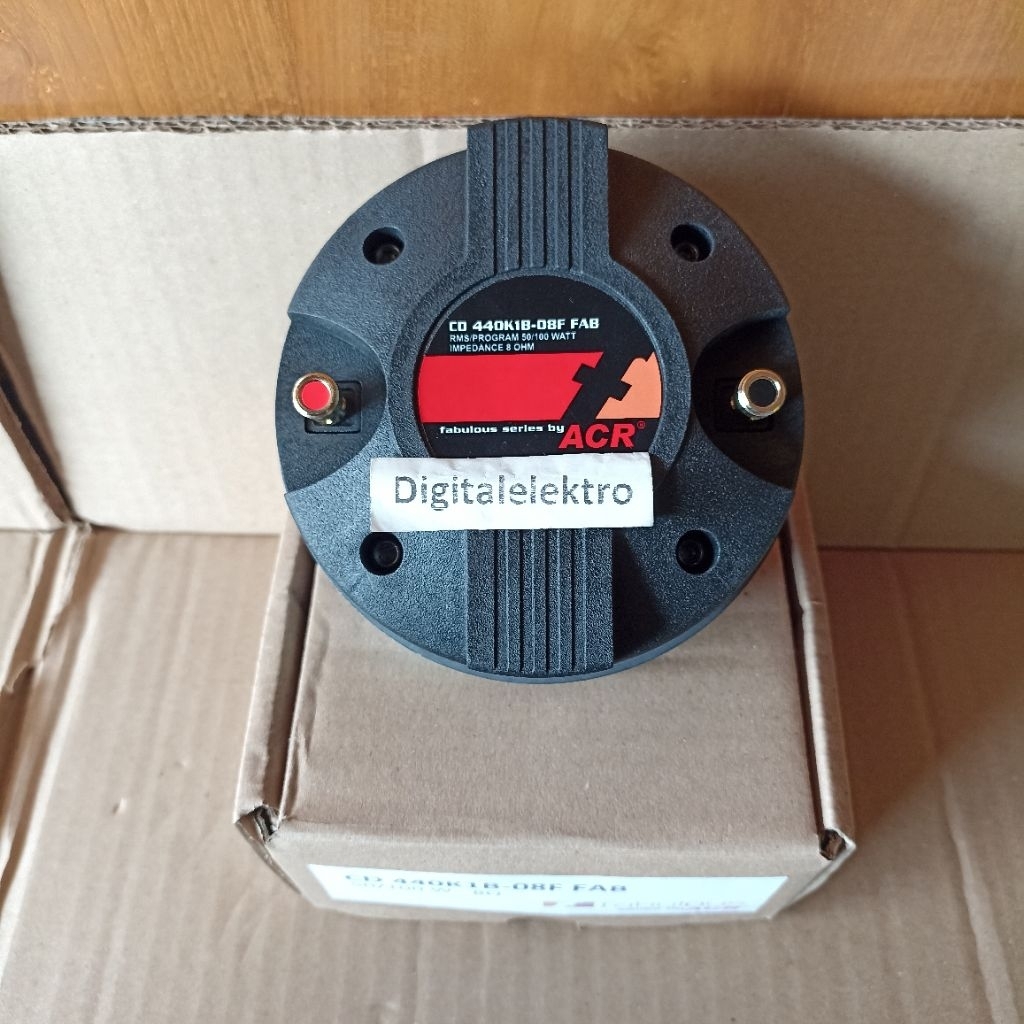 compression driver CD 440k1b-08f fab tweeter acr by fabulous cd 440 k1b 100 watt