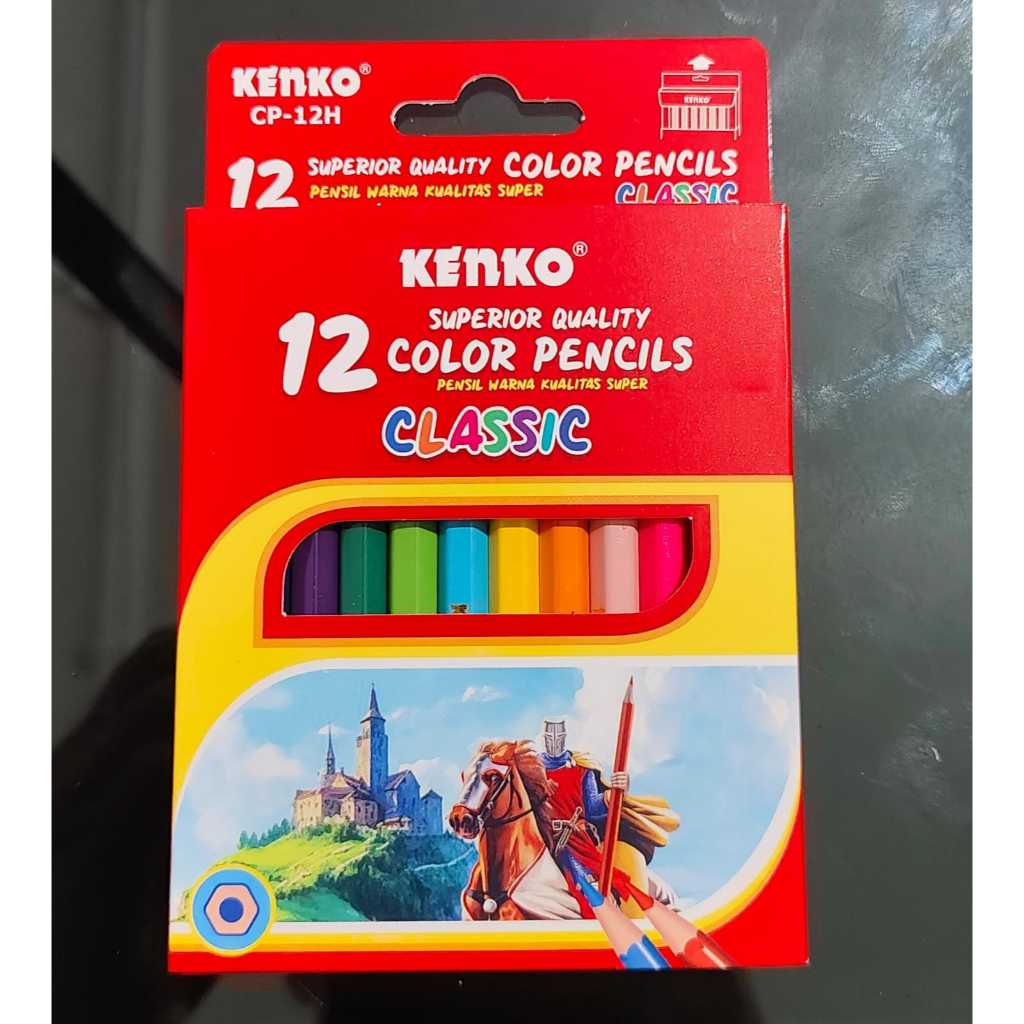 

KENKO PENSIL WARNA CP-12H CLASSIC ISI 12PCS