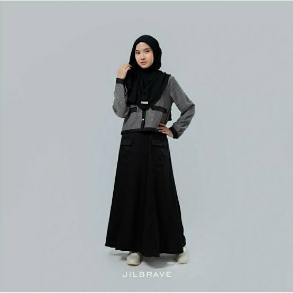 Jilbrave aureen dress black size S preloved