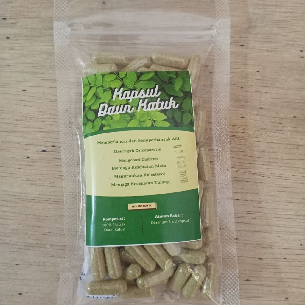 

Jamu tradisional kapsul daun katuk isi 100 kapsul mengobati diabetes, menjaga kesehatan mata , mencegah osteoporosis, dan memperbanyak asi