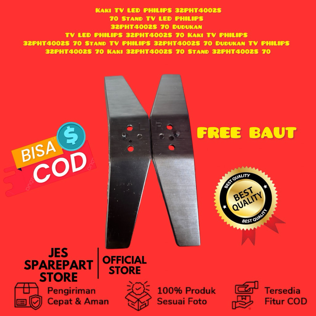 Kaki TV LED PHILIPS 32PHT4002S 70 Stand TV LED PHILIPS 32PHT4002S 70 Dudukan TV LED PHILIPS 32PHT400