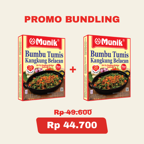 

Paket Bundling 2 Bumbu Munik Tumis Kangkung Belacan - 90 gr