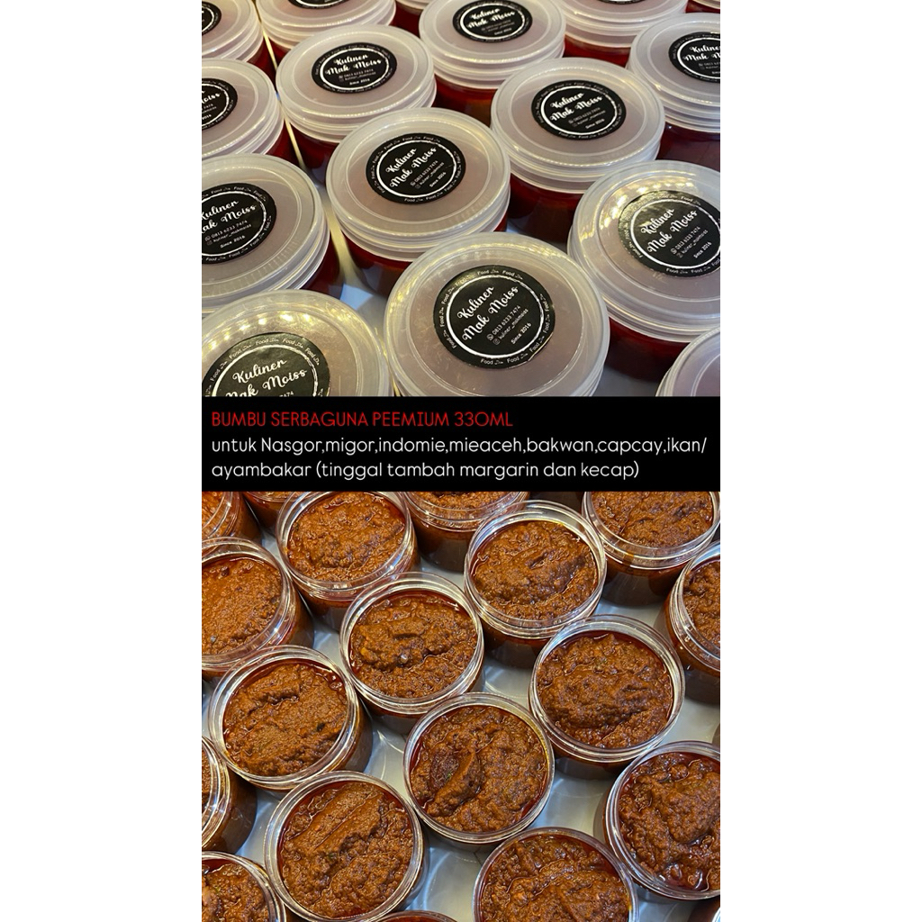 

BUMBU SERBAGUNA PREMIUM UTK NASI GORENG DLL, jar 300gr (no micin)