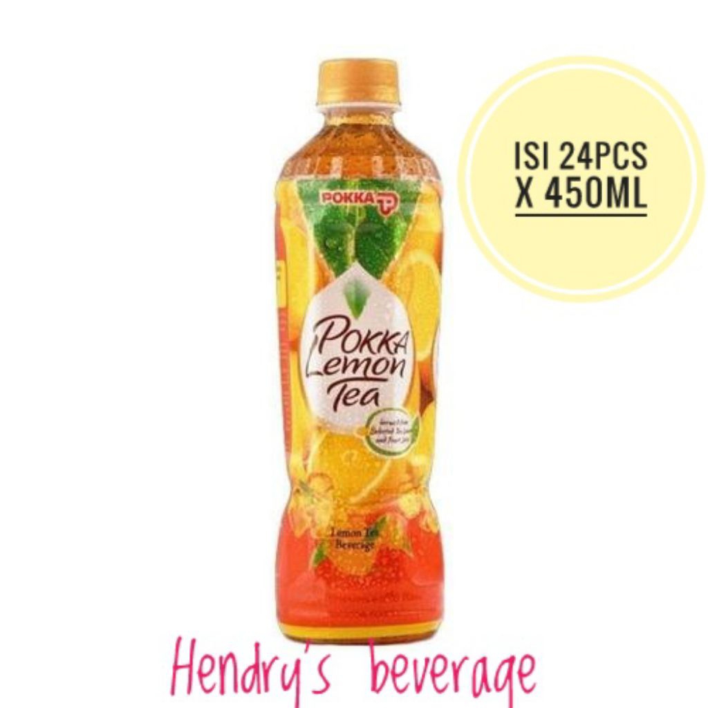 

Pokka lemon tea 450ml 1karton isi 24pcs
