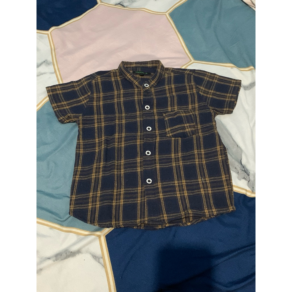 PRELOVED KEMEJA KOTAK KOTAK ANAK COWOK FLANEL
