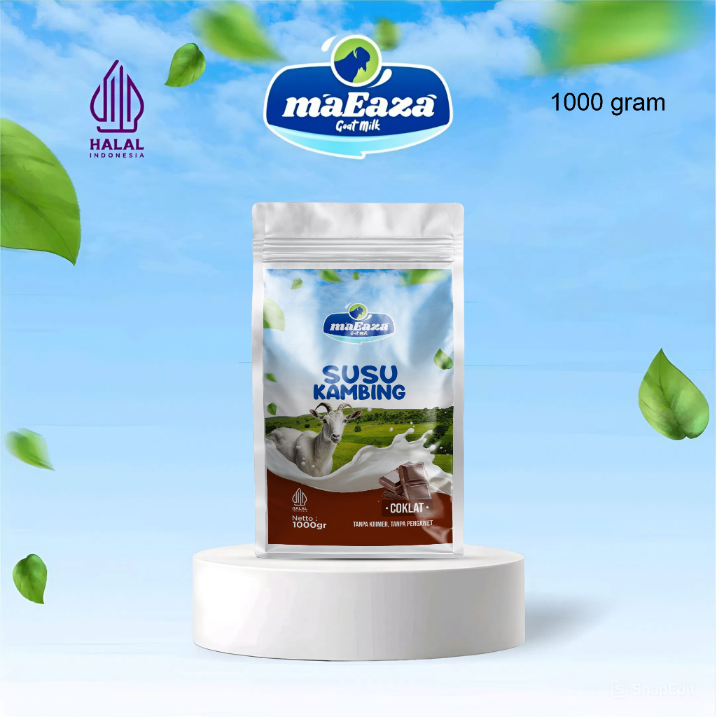 

MaEaza Susu Kambing Rasa Coklat Tanpa Krimer 1000g