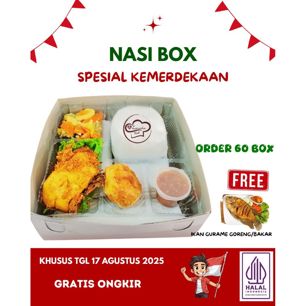

Jual Nasi Box Menu Ayam Goreng/Paket Nasi Box Murah/Nasi Box Enak/Catering Tangsel/Catering Depok