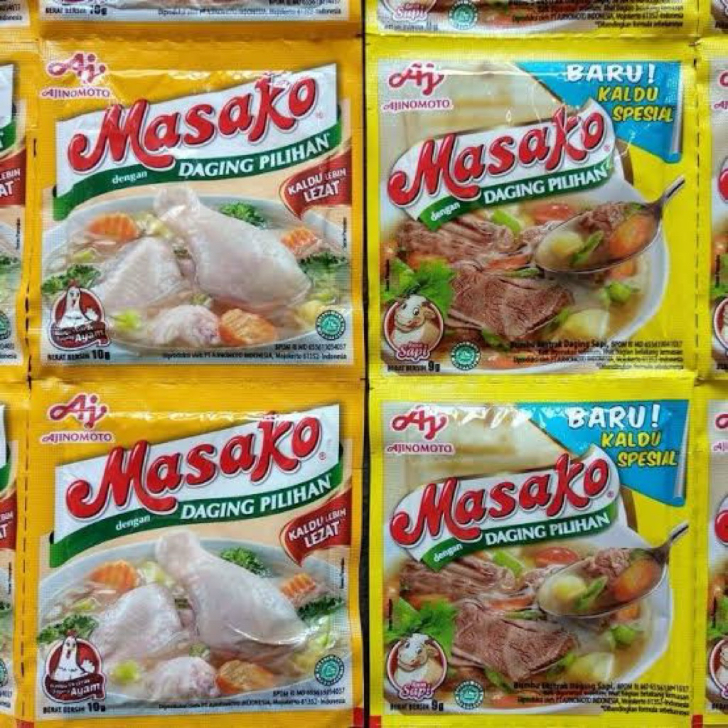 

Masako Ayam & Sapi Saset 8.5gr x 12 Pcs
