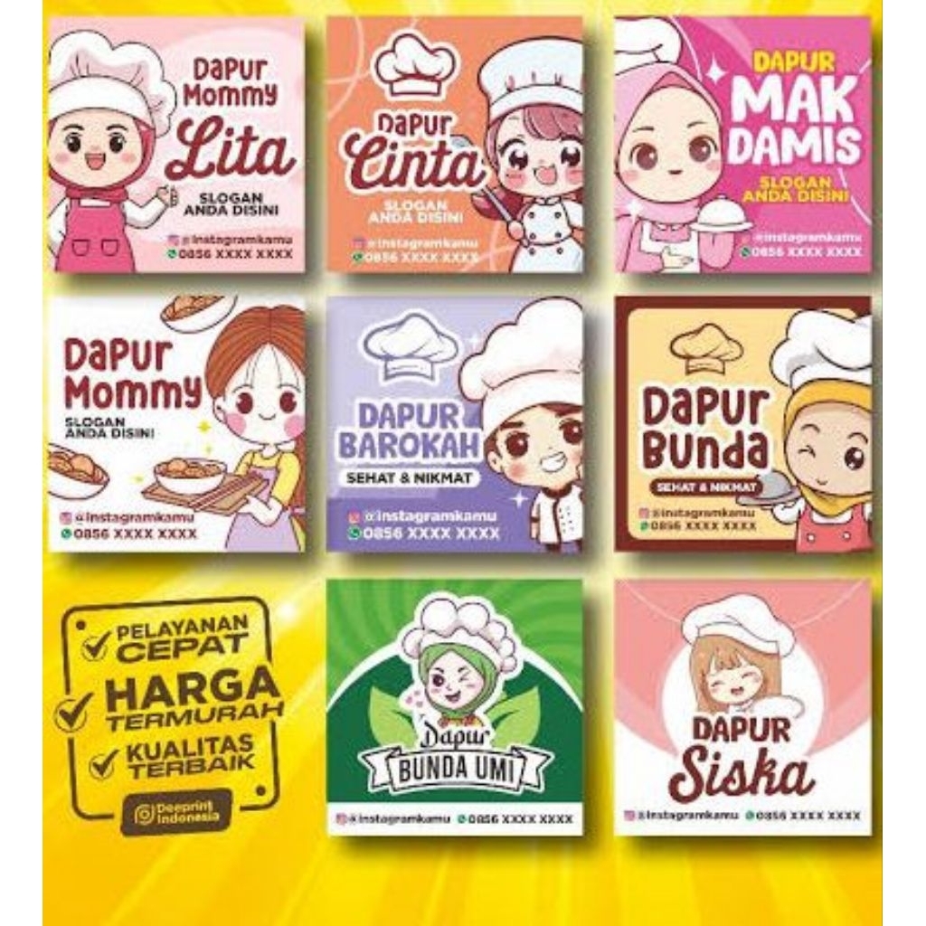 

Stiker Label Kemasan