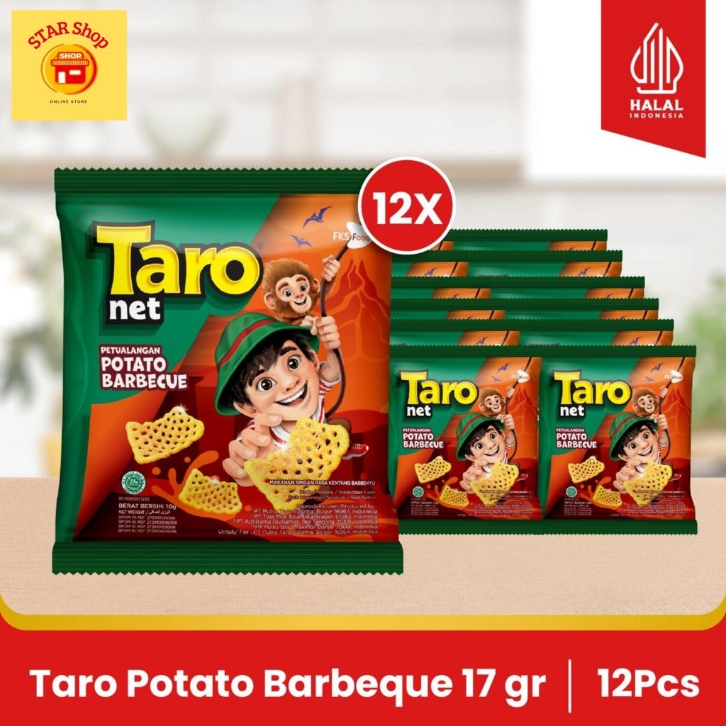 

Paket Bundling - Taro - Barbeque - 17gr - 12 pcs