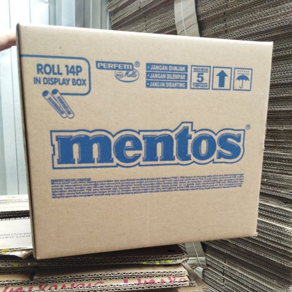 

Kardus baru mentos 1ply-29x17x24.5