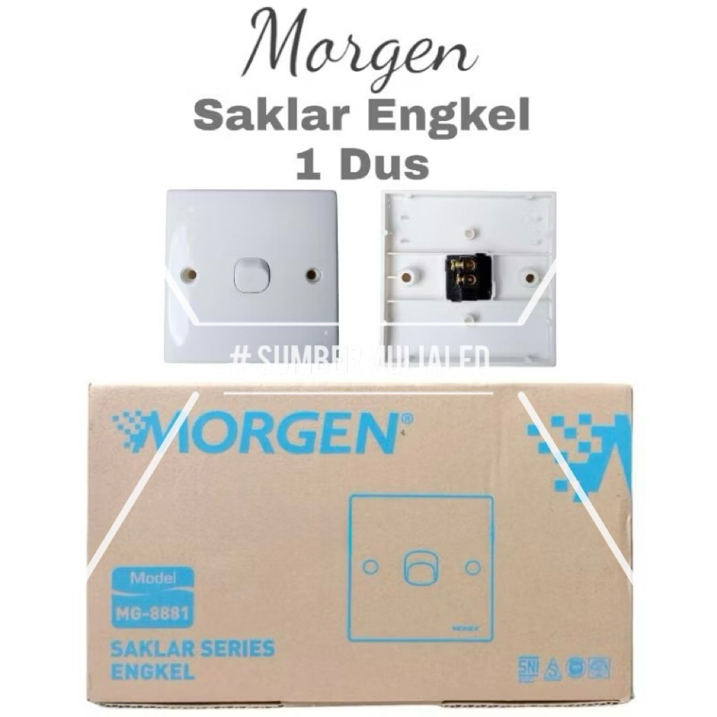 [ PER BOX ISI 20 PCS ] Morgen C Series IB Saklar Engkel Tunggal / Seri Ganda Double Dobel / Triple T