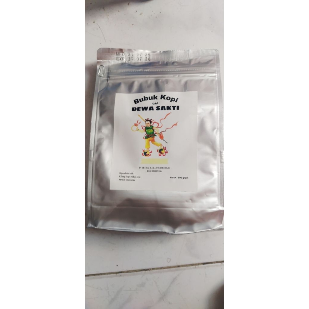 

Bubuk kopi cap Dewa Sakti 500gr
