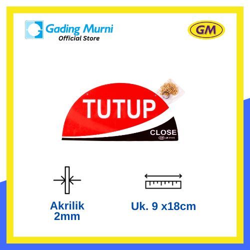

GM LABEL BUKA TUTUP SETENGAH BULAT LM 314 MEDIUM WARNA
