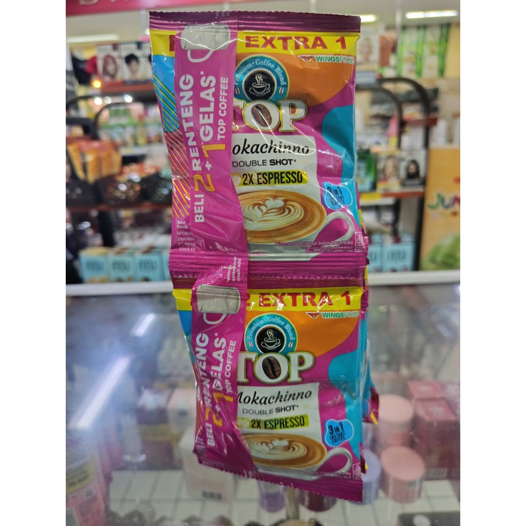 

TOP MOCACHINO DOUBEL SHOT KEMASAN RENTENG 22gr 15pcs