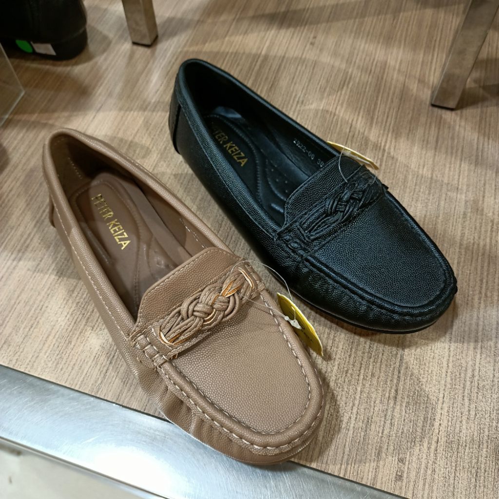 sepatu wanita flat loafer/moccasin PETER KEIZA original