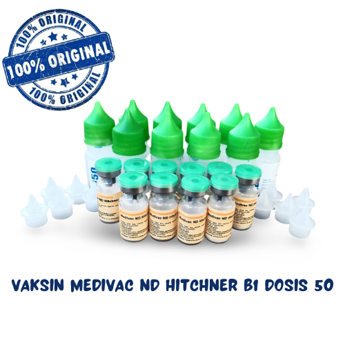 10 Vaksin Medivac ND Hitchner B1 - Dosis 50