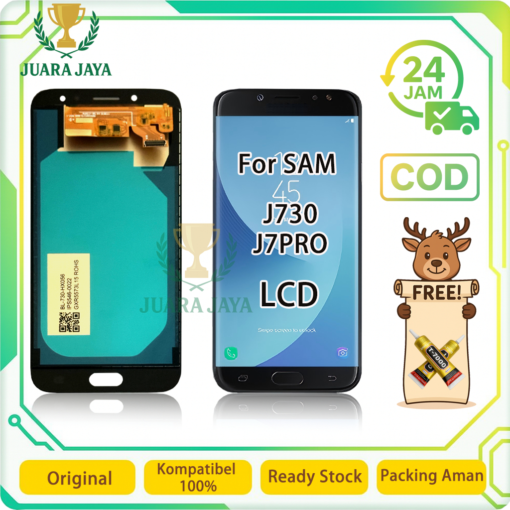 LCD FOR SAMSUNG J730 / J7PRO UNIVERSAL FULLSET Touchscreen LCD HP OG TOUCHSCREEN