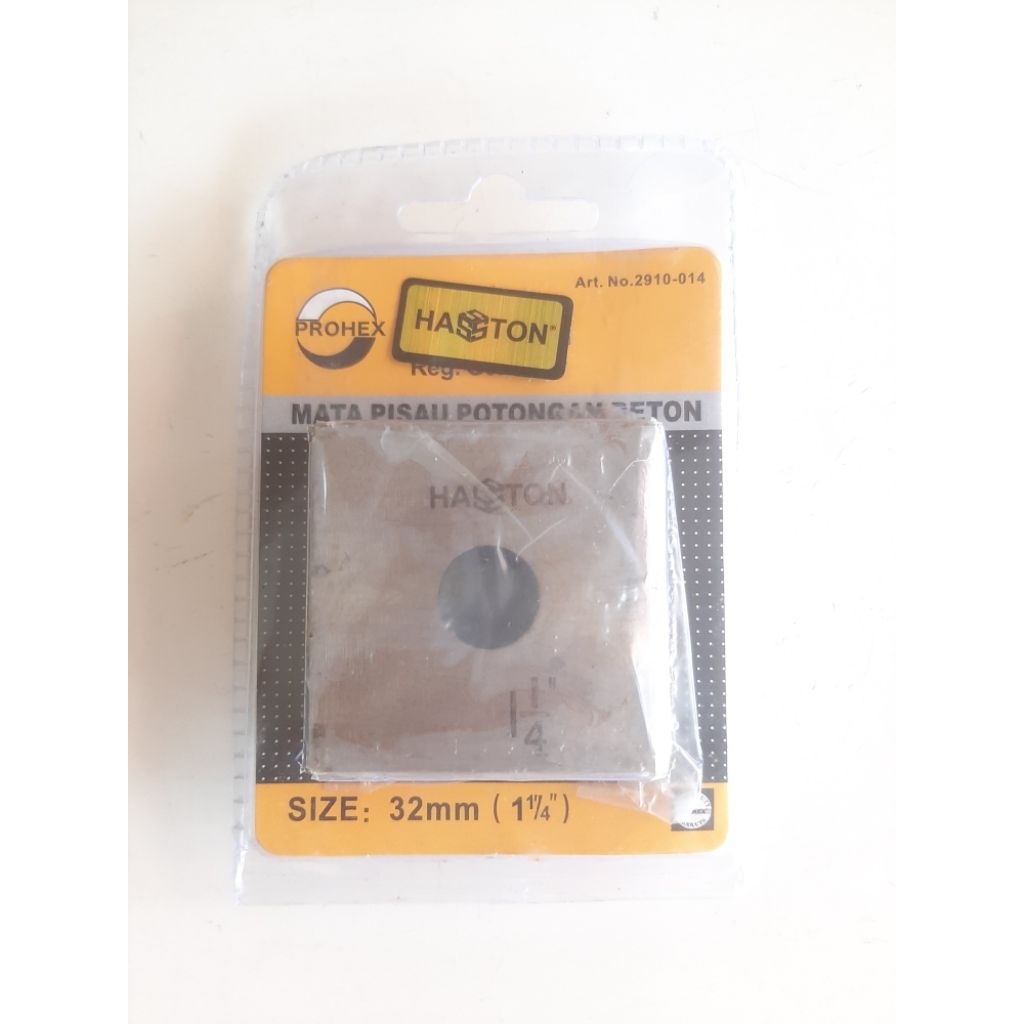 Mata potong besi beton 32mm Hasston pisau potong beton