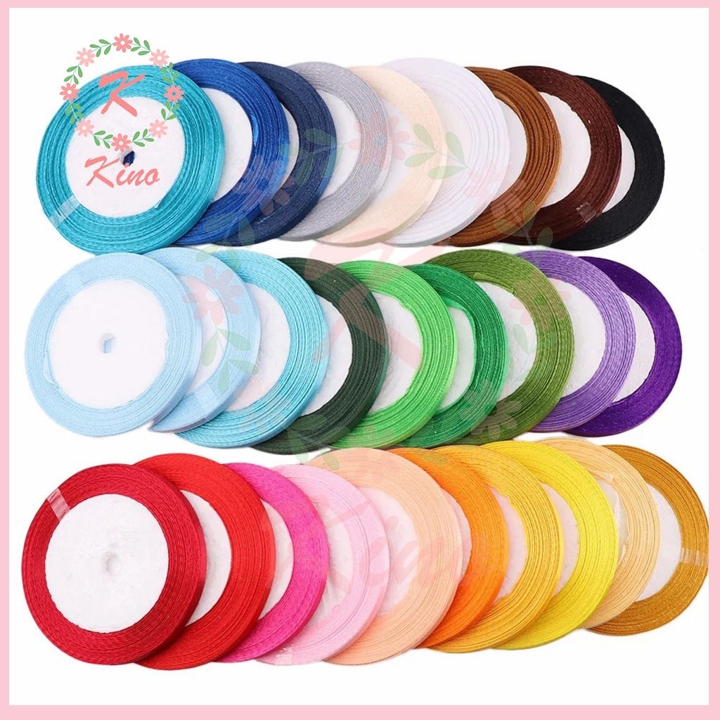 

Pita Satin 1/4 inch [PER-SLOP] Pita Mengkilap Licin Dekorasi Hampers Souvvenir