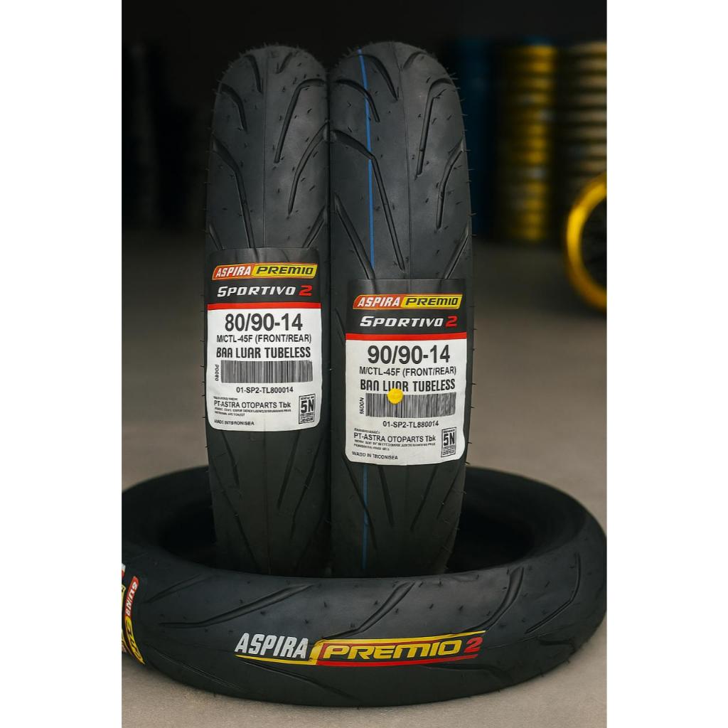 PROMO Ban Motor Aspira Premio Sportivo 2 Ring 14 Tubles