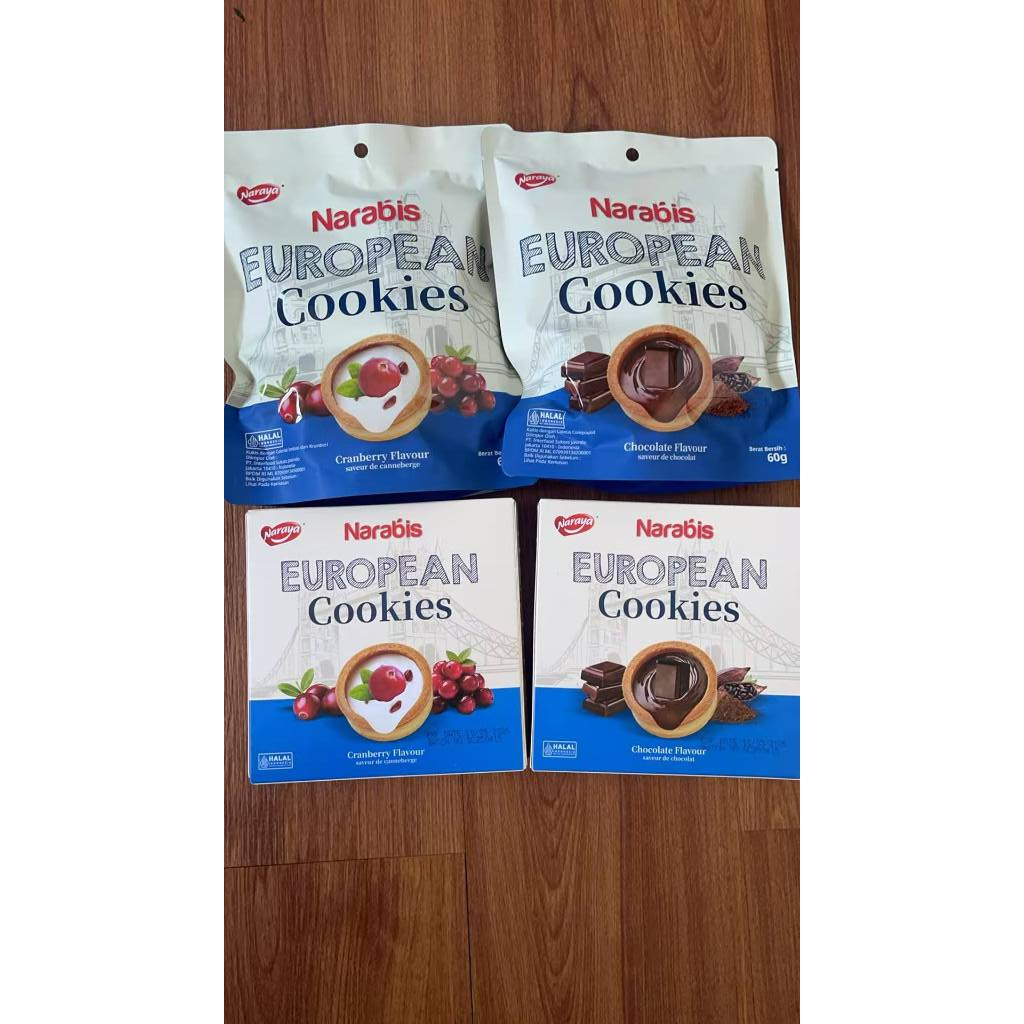 

Narabis European Cookies Choco Cranberry 50gr