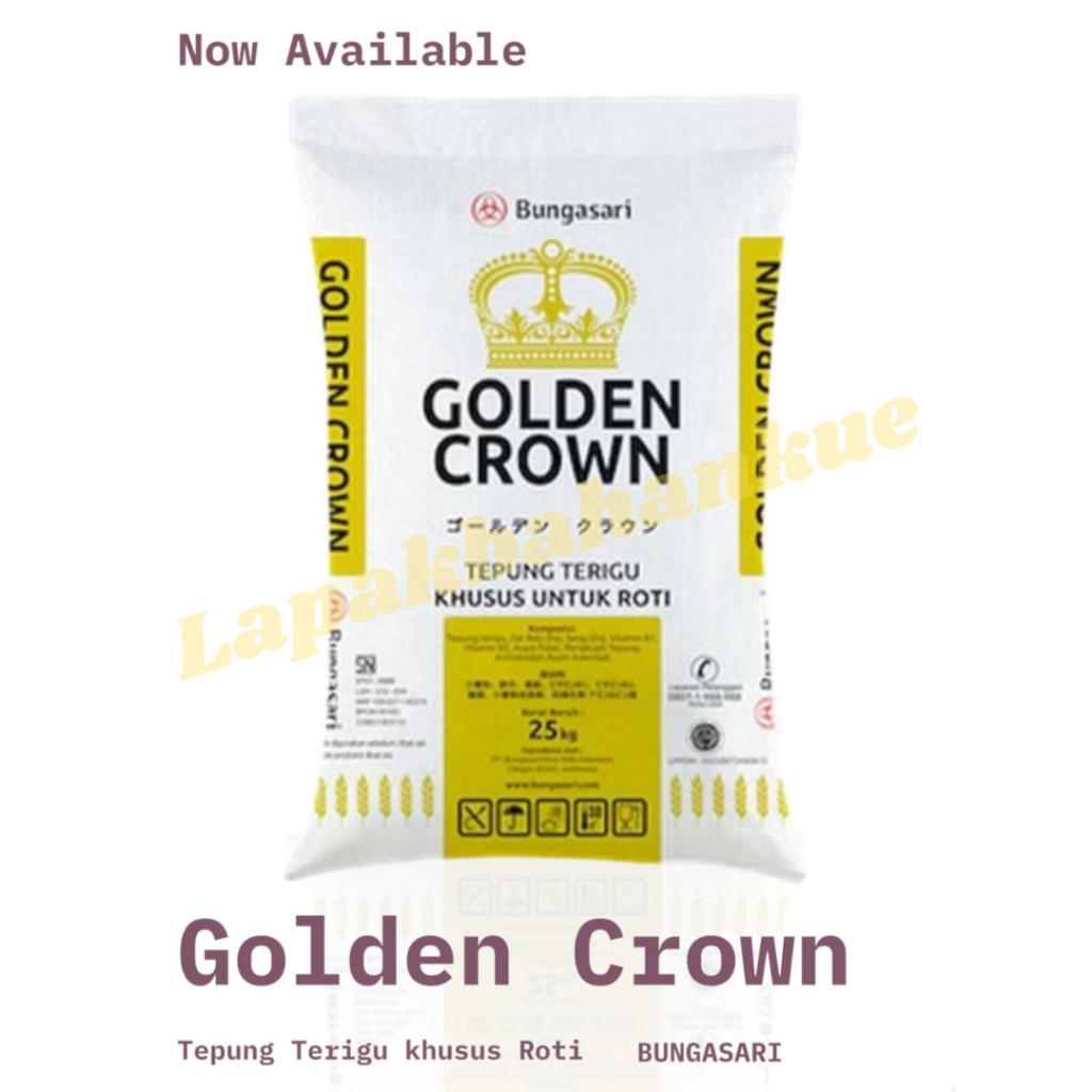 

Tepung protein tinggi Golden Crown 25kg KHUSUS GOJEK&GRAB