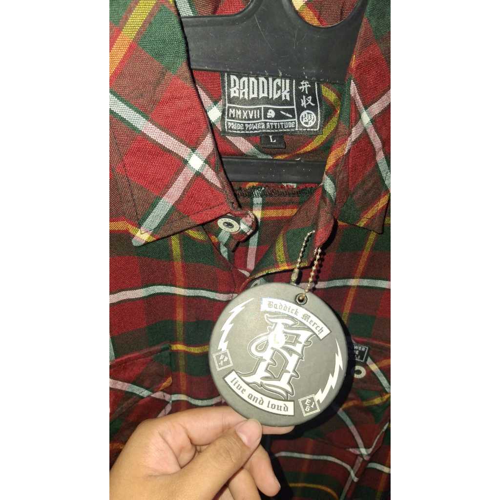 Kemeja Motif Lengan Panjang Original Brill Eighty Eight Baddick Alkarik Stylish dan Nyaman