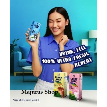 

CARGO-Ultra Milk UHT 250ml 1 Dus Isi 24pcs –Full Cream, Coklat, Strawberry, Harga Hemat!
