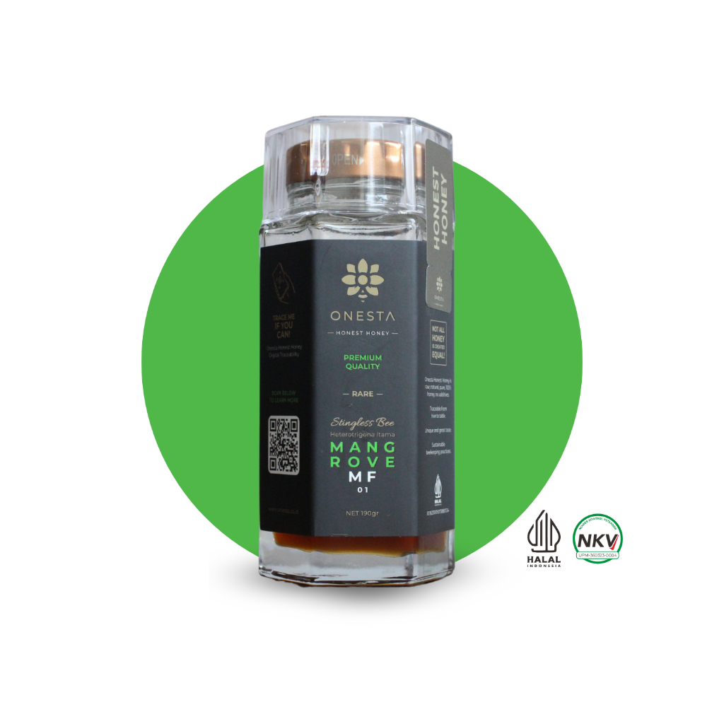 

MANGROVE MF01 | Madu asli pure raw 100% tanpa campuran - Onesta Honest Honey | 190gr