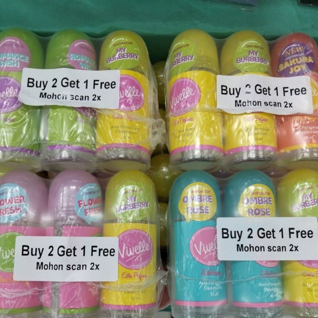 

❤️ SHERENA ❤️ VIVELLE paket 2 gratis 1