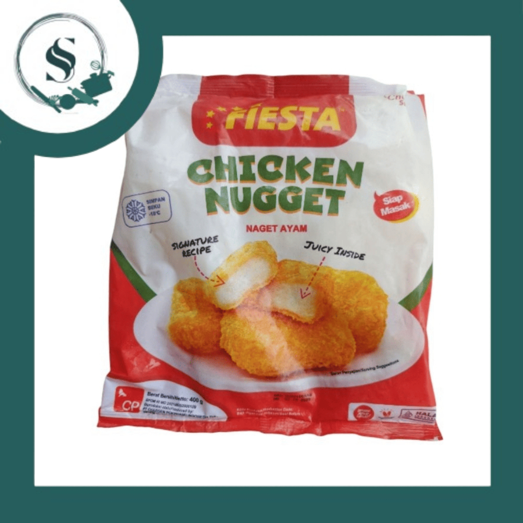 

(SM) FIESTA CHICKEN NUGGET 400GR | Frozen Food Fiesta Chicken Nugget 450gr